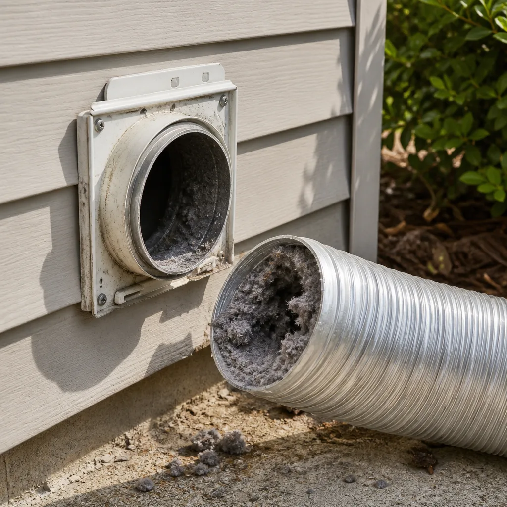 Dryer vent cleaning