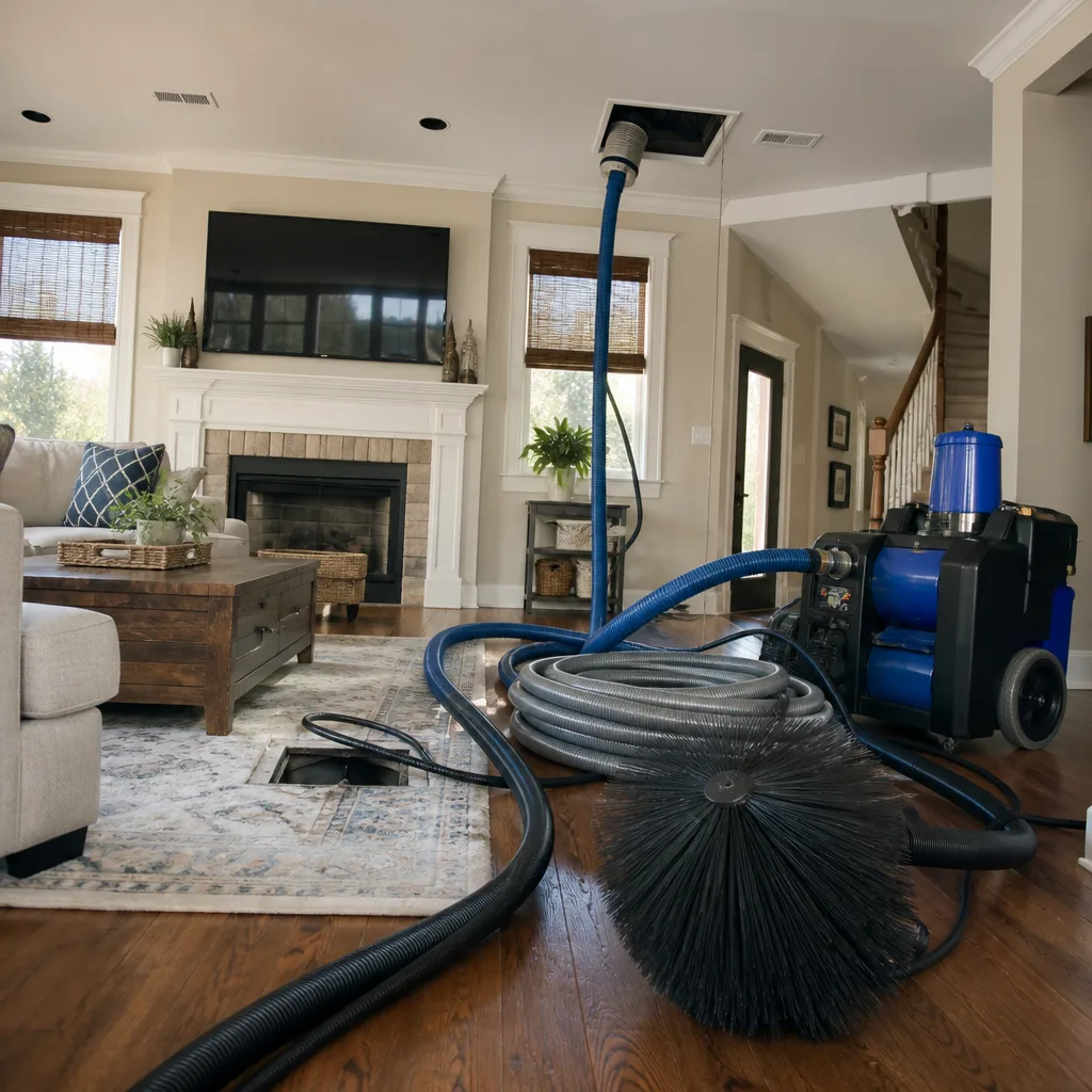 Whole-home duct cleaning