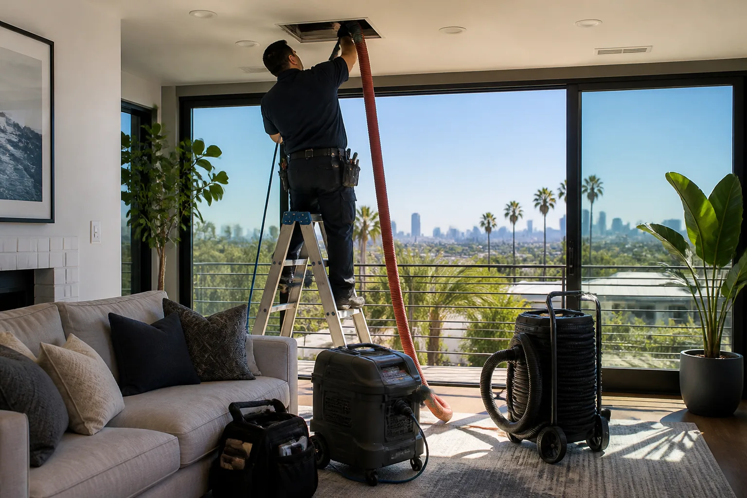 Same-Day Air Duct Cleaning in Los Angeles, CA: How It Works